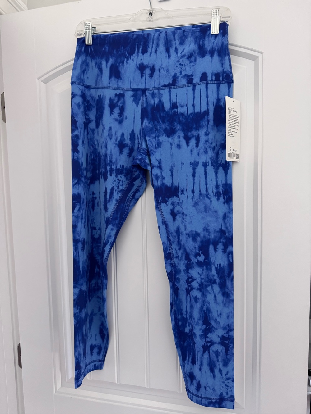 lululemon athletica Blue Tie-Dye Leggings